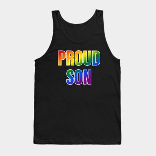 Rainbow Proud Son LGBTQ Pride Tank Top